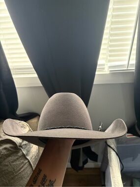 Baileys charcoal felt cowboy hat size 7
